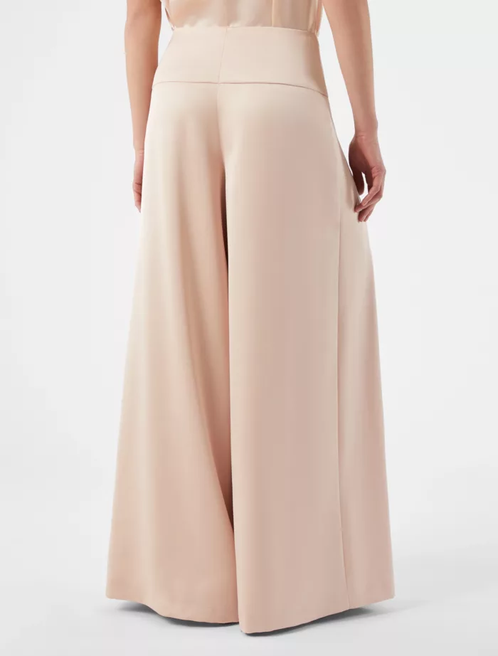 Pantaloni ampi in raso - immagine 3